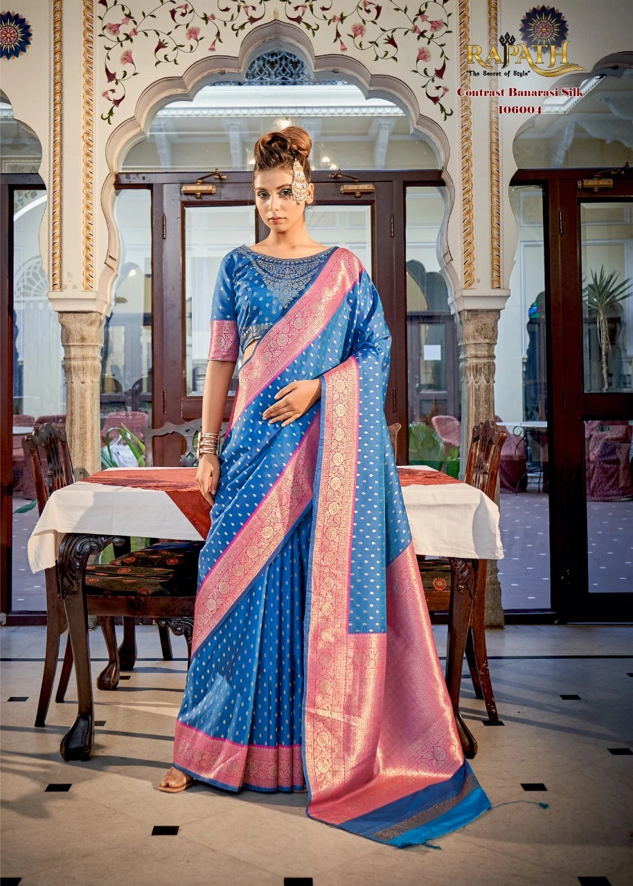 Rajyog Varsha Silk Rich Banarasi Silk Wholesale Fancy Sarees Catalog — Wholesale Sarees, MPA wholesale from Surat - Gallery Image 3